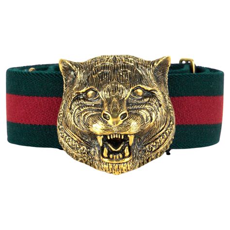 gucci belt silver sale|gucci belt with tiger buckle.